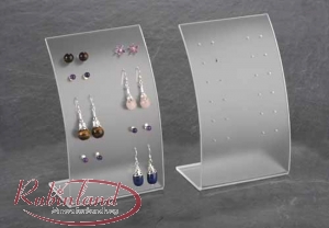 Ohrringst�nder f�r 12 Paar Ohrstecker Acryl 10x16 cm