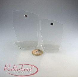 Acryl Anh�ngerdisplay M mit Haken ca. 6,5 x 8 cm