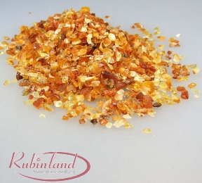 200 gr. mixed Natur Bernstein Chips Litauen ca. 1,5 - 5,0 mm