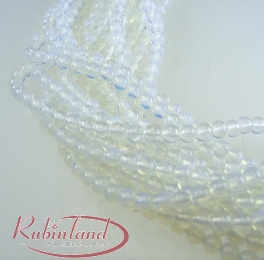 Opal synthetisch Kugelstrang ca. 6 mm / ca. 40 cm
