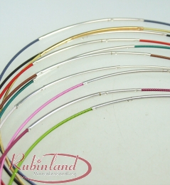 5 x Halsreifen ca. 45 cm nickelfrei mit Steckverschlu�