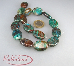 Ryolith Rautenstrang gedreht 17x30 mm / 40 cm