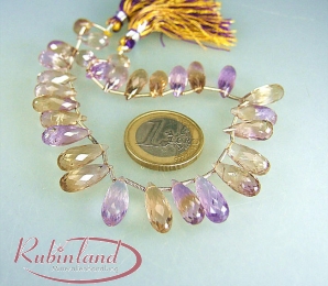 Rosenquarz Cabochon Anh�nger Modell Flower in 925 Silber gef.