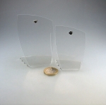 3er Set 40 mm Paua Muschel Donut Anh�nger