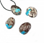Shivas Auge - Anh�nger oval in 925 Silber ca. 35x24 mm