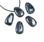Onyx Donut - Anh�nger sat. an 925 Silber ca. 60 x 50 mm