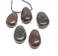 Tigerauge Oval Anh�nger gewellt in 925 Silber ca. 40 x 18 mm