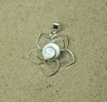 Shiva Auge Rechteck - Anh�nger an 925 Silber ca. 30 x 15 mm