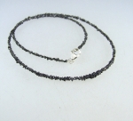 Edelstein - Mix Olivenkette ca. 5-7 mm / 45 cm mit 925 Silber
