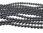 Onyx matt  Kugelstrang ca. 6 mm / 40 cm