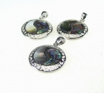 Yin & Yang Anh�nger Paua Muschel ca. 40 x 30 mm