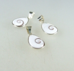 Shiva Auge Anh�nger Tropfen in 925 Silber ca. 33 x 16 mm