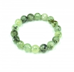 Onyx Armband mit Glaskristall ca. 9 x 15 mm ca. 18 cm