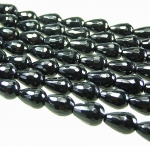Spinell Buttonkette fac. Silber bedampft ca. 3,5-4,5 mm 45 cm