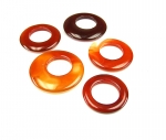 Turmalinkristall rot Freiform Anh�nger ca 20-30 mm 2,5 mm geb