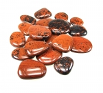 Mahagoni-Obsidian Scheibensteine / Taschensteine - ca. 500 gr.