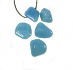 Aquamarin A Freiform Anh�nger ca. 20-30 mm ca. 2,5 mm geb.