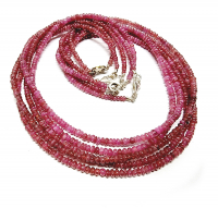 Herz - Schnurkette aus Goldfluss (syn.) mit Zirkonia