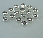 8er Set Linsen in 925 Silber - 5,0 x 8,5 mm / ca. 5,0 Gramm