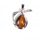 Jadekette mit 9 mm Kugeln und Fancy - Perlen / 54 cm