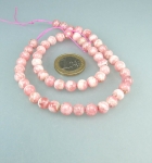 Mala aus Knochen Gebetskette mit 108 Perlen 42 cm