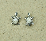 Buddhas Augen Anh�nger mit Yin Yang und Doppeldorje