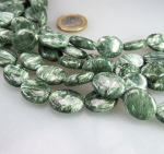 Onyx Mond mit Gesicht Anh�nger in 925 Silber gefasst