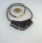 10 x H�matin - Collier Cleopatra 45 cm mit goldf. Karabiner