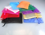 12 x Schmuckbeutel - Organza ca. 60 x 85 mm