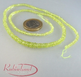 Chrysoberyll Katzenauge Scheibenstrang AA 2,5-5,5 mm/46 cm