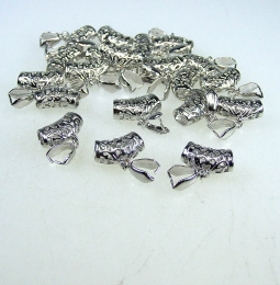 20er Set Clips fr Anhnger - ca. 18x26 mm