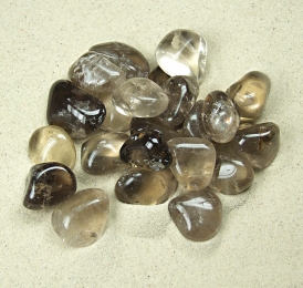 Rauchquarz Trommelsteine aus Brasilien VE = 500gr.