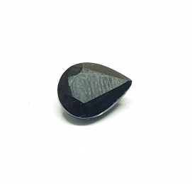 Mitternachtsblauer Saphir Tropfenform facettiert ca. 8,5 x 11 mm / ca. 4,00 ct.