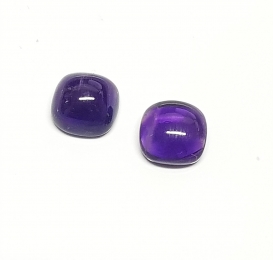 Amethyst  - Antique-Schliff Cabochon ca. 6 x 6 mm