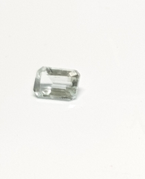 Aquamarin - Rechteck facettiert - ca. 6x4 mm / ca. 0,4-0,5 ct.