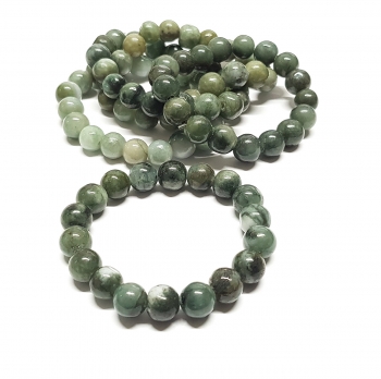Jadeit - Jade Kugelarmband ca. 10-11 mm / ca. 19 cm