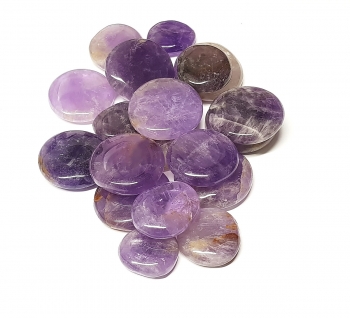 Amethyst�Scheibensteine / Taschensteine - ca. 500gr.