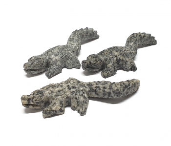Krokodil aus Granit ca. 100 x 40 mm
