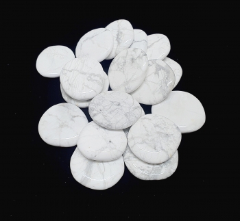 MagnesitScheibensteine / Taschensteine- ca. 500 gr.