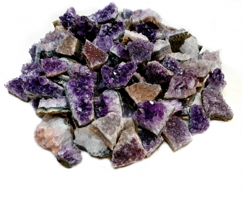 5 Kg Amethyst Stufen - Mini aus Uruguay / kleine Stcke ca. 140-180 Stck
