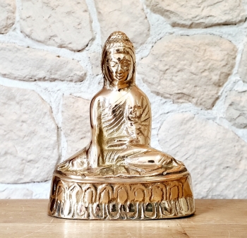 Buddha - Statue gro aus Bronze (Modell 9) ca. 150 x 120 x 70 mm