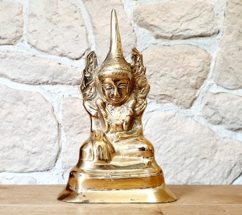 Buddha - Statue gro aus Bronze (Modell 10) ca. 185 x 110 x 70 mm