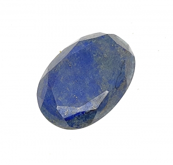 Lapislazuli oval facettiert ca. 47 x 32 mm