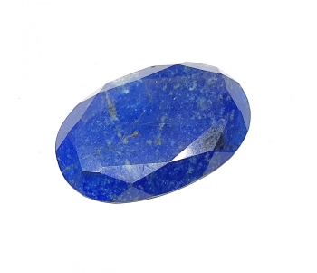 Lapislazuli oval facettiert ca. 47 x 30 mm