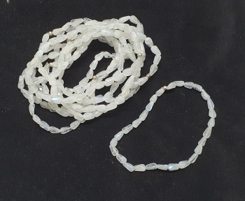 weier Labradorit Armband Tropfen ca. 3-5 mm / ca. 19 cm