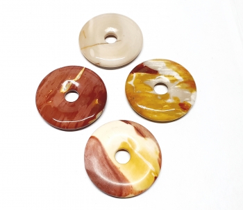 3er Set 40 mm Mookait Donut Anhnger