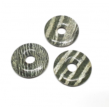 3er Set 30 mm SilberaugeDonut Anhnger