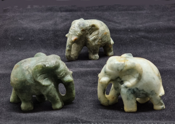 Elefant XL aus Burma - Jade A/B Qualitt ca. 75 x 55 mm