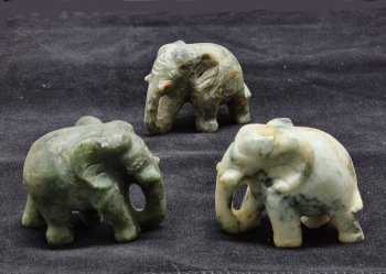 Elefant XL aus Burma - Jade A/B Qualit�t ca. 75 x 55 mm