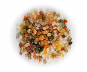 5 KG Trommelstein Mix Mini 6-10 mm aus Indien